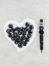 Black CC Designer Beads DB-027
