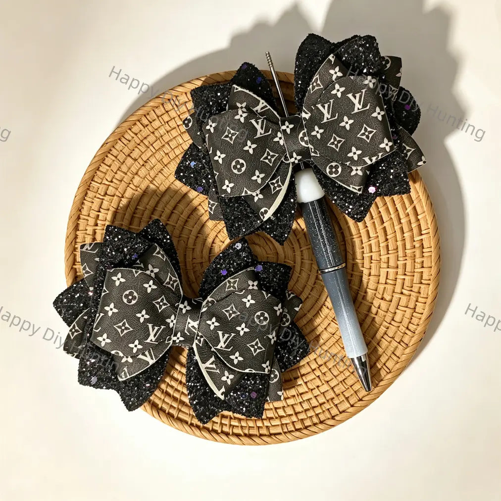 Fancy V*L Bow Beads For DIY Beadable Pens