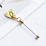 DIY Beadable Phone Charms, Random Mixed Colors