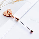 DIY Beadable Phone Charms, Random Mixed Colors