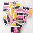 100 days shapper Silicone Focal Beads