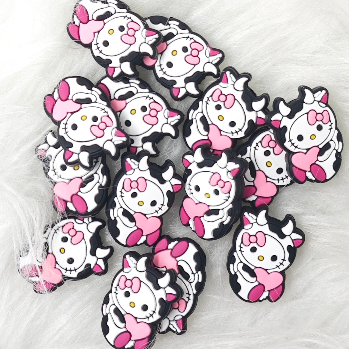 Cow HK cat Silicone focal Beads, character Focal Beads(A32)