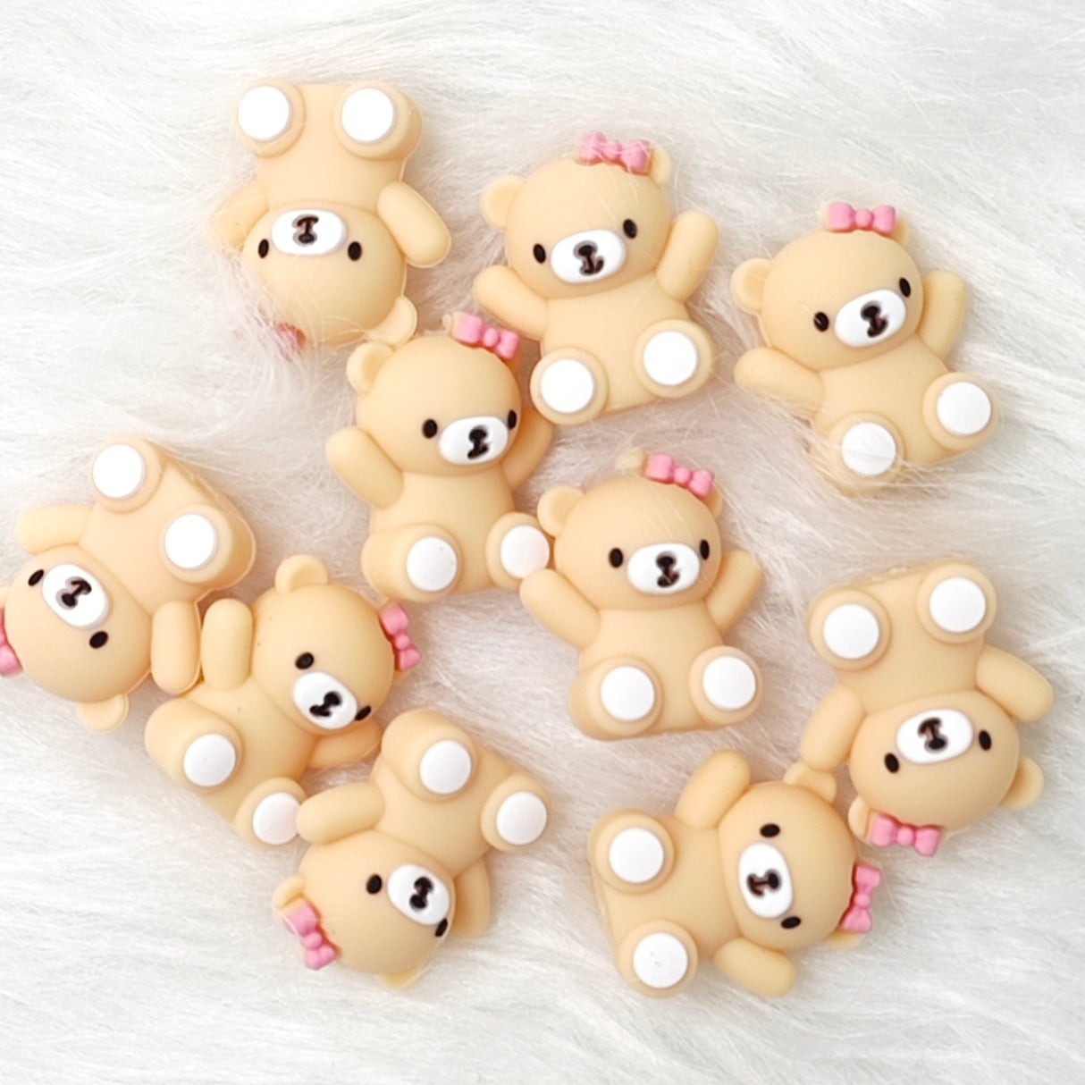 3d cute bear Silicone Focal Beads, character  Focal Beads