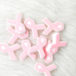 Pink Ribbon Shaped Focal Beads Focal Beads Medical Focal Beads Nurse Focal Beads for Pens