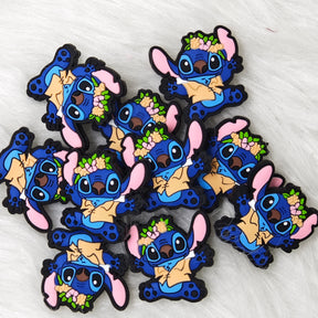 Hawaii Flowers Stich Focal Beads , Character focal beads for Pens