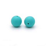 15 mm Solid Colors Silicone Focal Beads