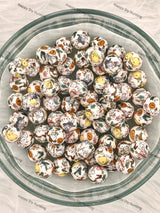 15mm Camping Sanrio Family Printed Silicone Beads