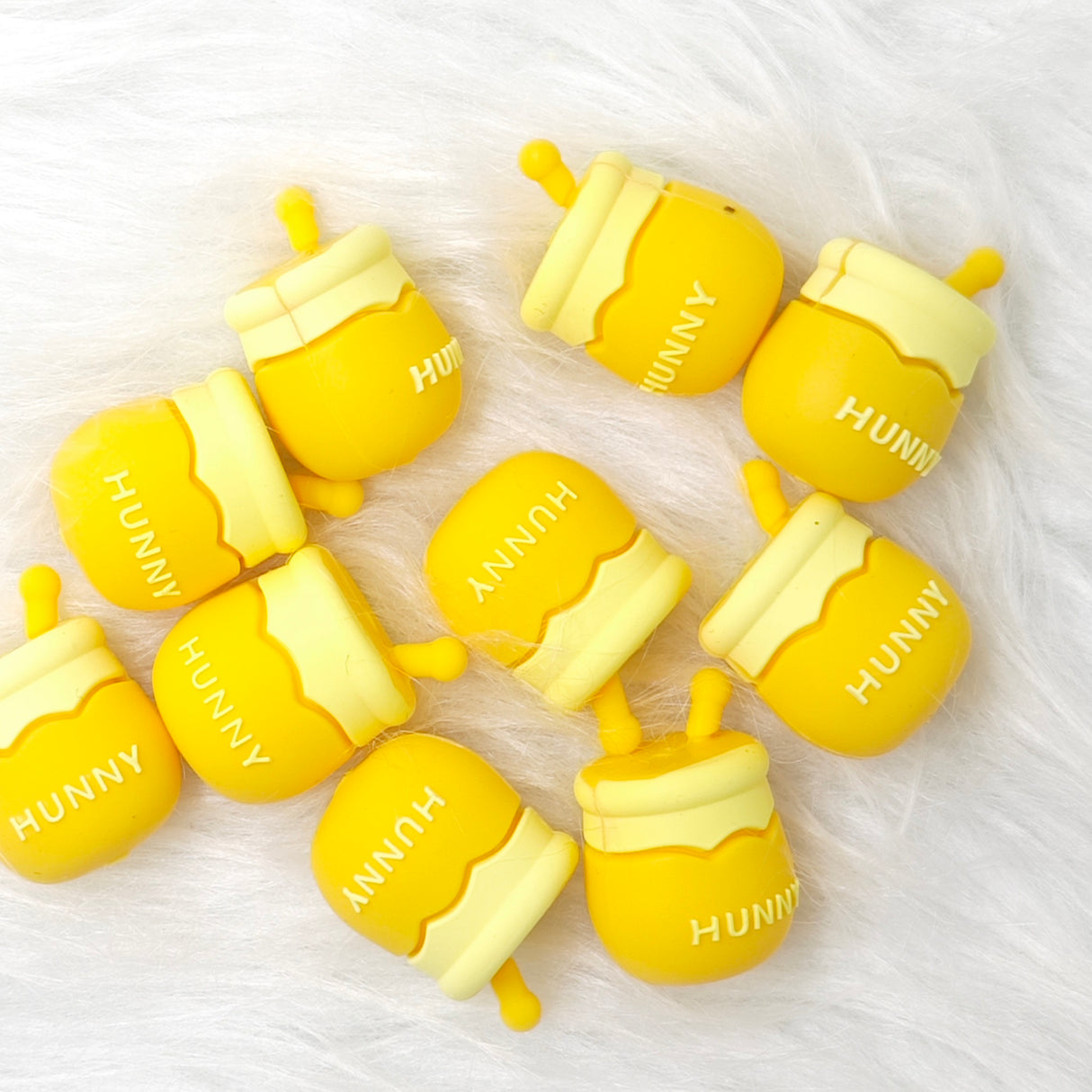 3D honey jar Silicone Focal Beads Wholesale