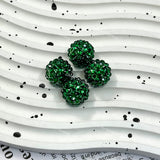16mm Emerald Green Bling Sparkling Rhinestones Beads for DIY Beadable Pens & Jewelry