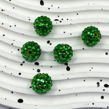 16mm Emerald Green Bling Sparkling Rhinestones Beads for DIY Beadable Pens & Jewelry