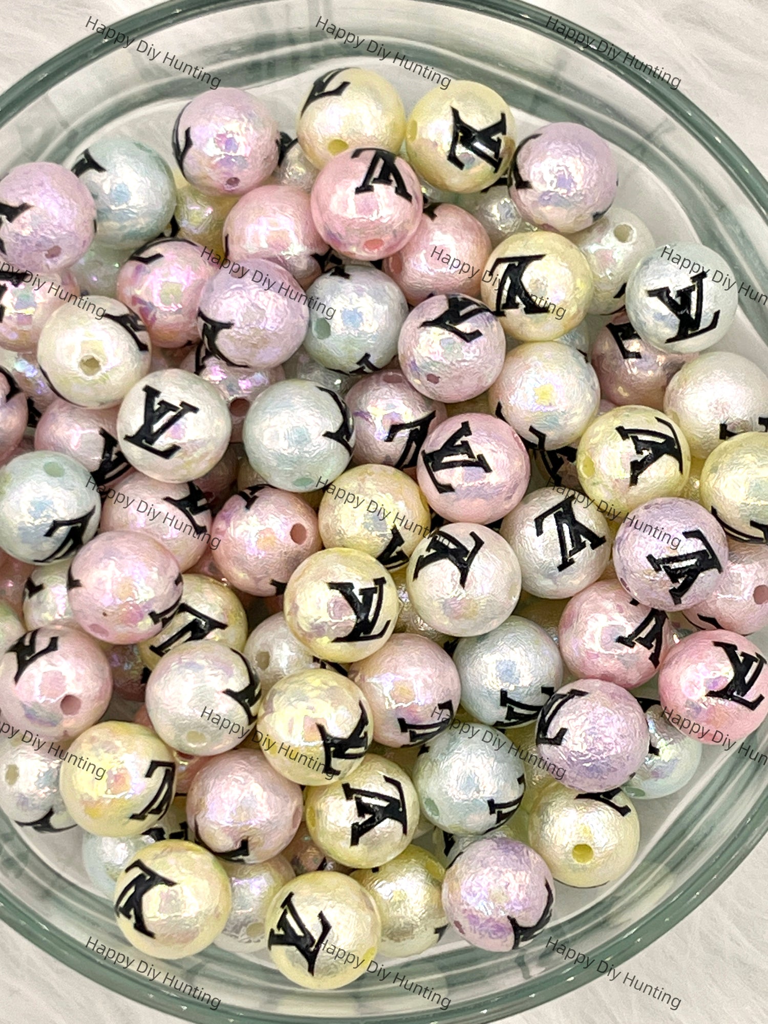 16mm Colorful V*V UV Finish Acrylic Bead Designer