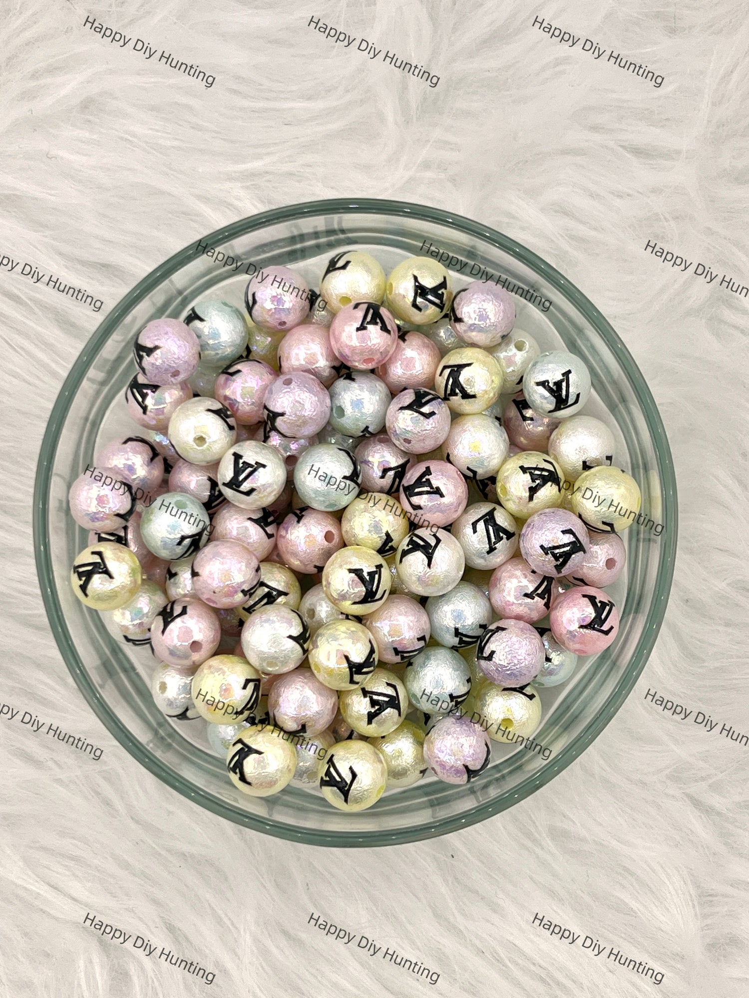 16mm Colorful V*V UV Finish Acrylic Bead Designer