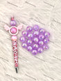 16mm Purple Shinny Round Acrylic Crackle Beads Wholesale