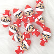 3d guy with Santa's hat Focal Beads, character Focal Beads for Pens