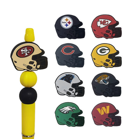 Baltimore Ravens Silicone Focal Beads 5-Pack