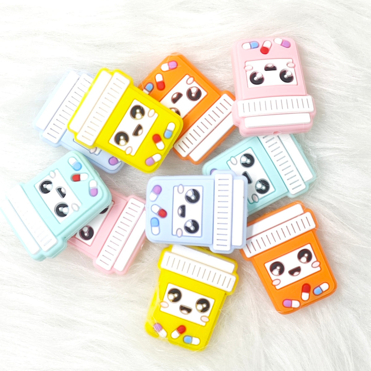 Pill Bottle Focal Beads for Pens