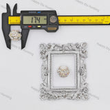 17mm Ornate Pearl Inlaid Rhinestone Beads, Large Hole Decor Beads for Beadable Pen Making