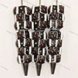 Halloween Hooded Ghost Face Graphic Printed Rhinestone Beadable Pens, Spooky Goth DIY Handmade Craft Bead Pens Wholesale