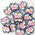 HK Cat in the bathtub Focal Beads , Character Focal Beads for Pens