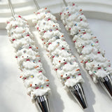 Halloween White ghost dog Beadable Pens Wholesale, Matches All Focal Beads & Pen Toppers
