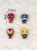 Stylized Hero Figure Pen Topper Fits Most Regular Pen Tops for DIY Craft