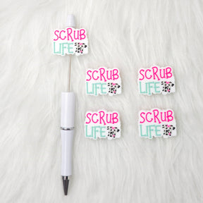 Scrub Life for Focal Beads Nurse Focal Beads DIY Job Gift Accessories for Pens