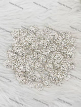Silver Flower Bead Caps Spacer Wholesale | Fits 16mm Beads