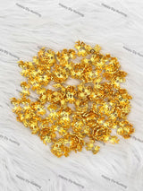 Goldn Bow Shape Bead Caps Spacer (They Fit 16MM Beads) BC-002
