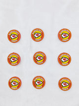 Kansas City Chief Football team Silicone Focal Beads Wholesale, silicone focal beads for pens