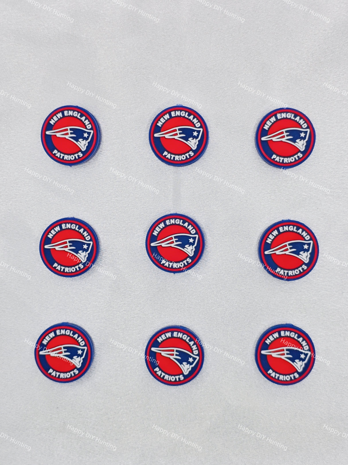 Boston New England Patriots Football team Silicone Focal Beads Wholesale, silicone focal beads for pens
