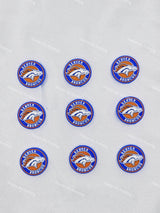Denver Broncos Football team Silicone Focal Beads Wholesale, silicone focal beads for pens