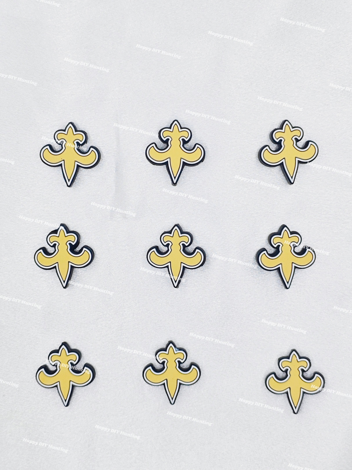 New Orleans Saints Football team Silicone Focal Beads Wholesale, silicone focal beads for pens