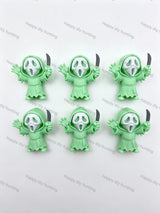 Slasher Ghost Face With Knife Pen Toppers No Hole Decor for DIY Beadable Pens