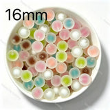 16mm Multi‑Color Frosted Round Acrylic Beads Wholesale for DIY Beadable Pens & Jewelry