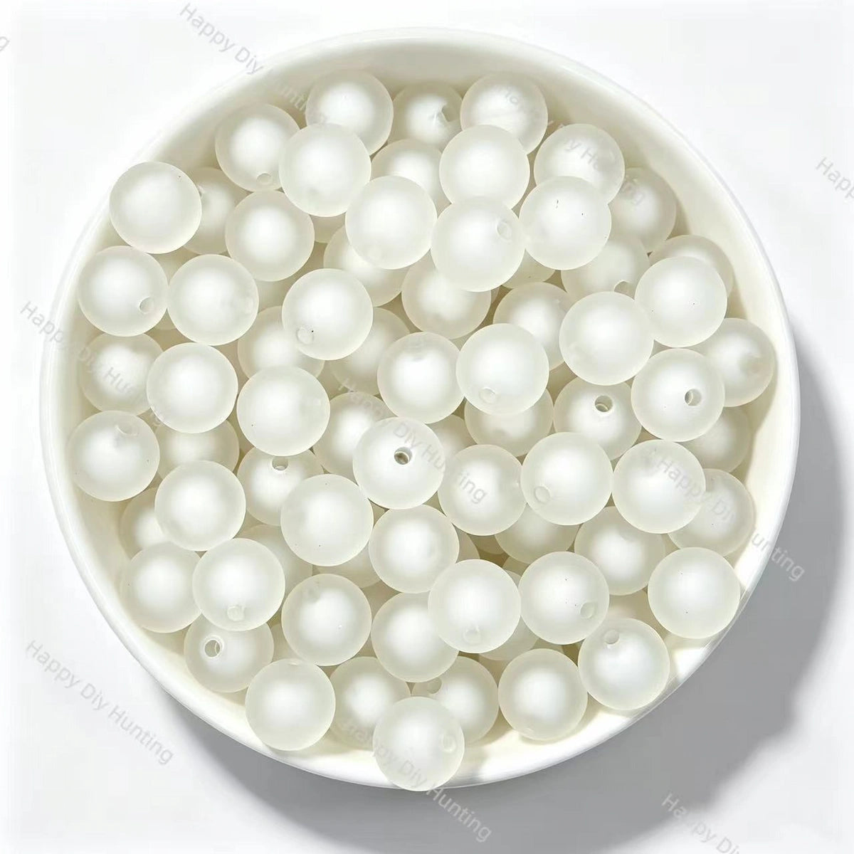 16mm Multi‑Color Frosted Round Acrylic Beads Wholesale for DIY Beadable Pens & Jewelry