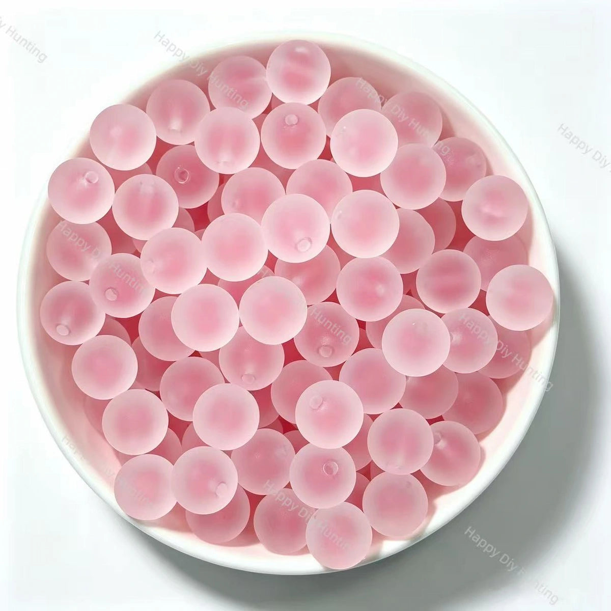 16mm Multi‑Color Frosted Round Acrylic Beads Wholesale for DIY Beadable Pens & Jewelry