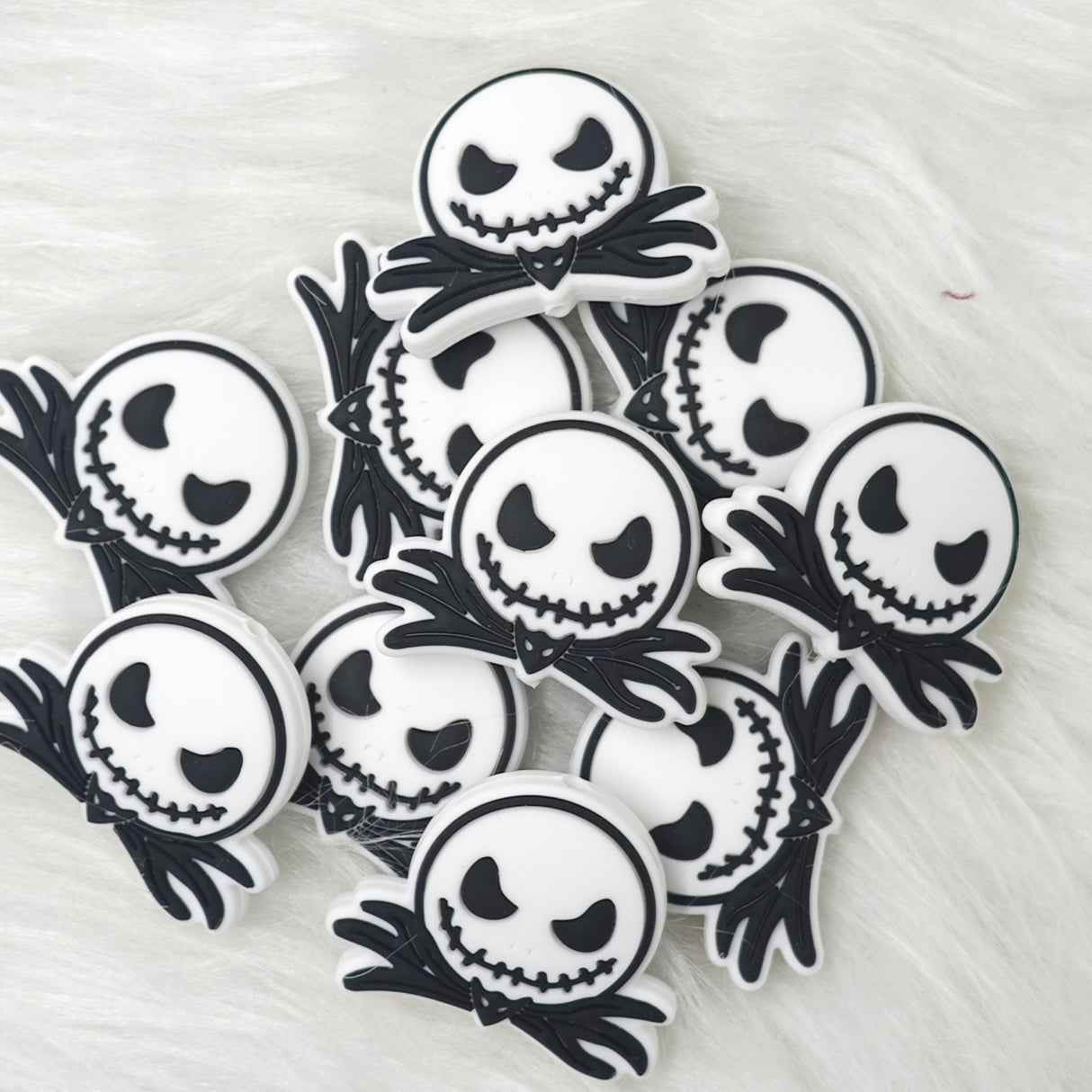 Jack Skeleton silicon Focal Beads, character focal beads