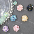 20mm 3D acrylic pearl rose flower beads for beadable pen jewelry making