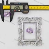 20mm layered petal flower focal beads with clear rhinestone ring and faux pearl trim large hole beads for beadable pen diy wholesale