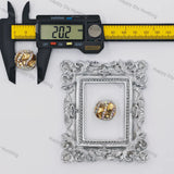 20mm multi‑faceted rhinestone encrusted large hole round beads for beadable pen diy craft wholesale