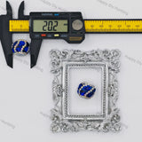 20mm multi‑faceted rhinestone encrusted large hole round beads for beadable pen diy craft wholesale