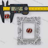 20mm multi‑faceted rhinestone encrusted large hole round beads for beadable pen diy craft wholesale