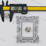 20mm multi‑faceted rhinestone encrusted large hole round beads for beadable pen diy craft wholesale