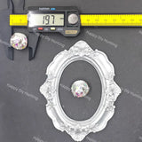 Multi-color pearl rhinestone faceted barrel focal beads for beaded pen making