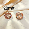 20mm Rose Gold Hollow Branch Bead Caps Spacer | Fits 20mm Beads, Premium DIY Beadable Pens