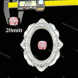 20mm baby pink band rhinestone beads, sparkly encrusted craft beads for beadable pen DIY supplies