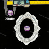 20mm lavender purple band rhinestone beads, sparkly encrusted craft beads for beadable pen DIY supplies