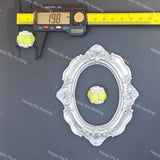 20mm light yellow heart pattern round rhinestone beads bling acrylic beads for DIY beadable pen jewelry making