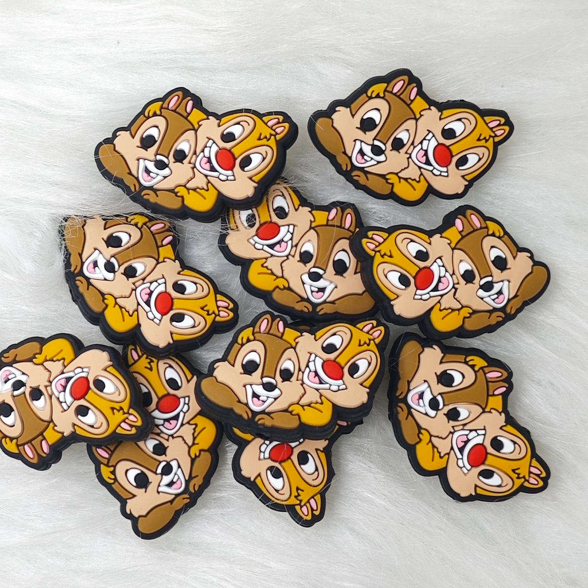 Squirrel Focal Beads , character silicon focal for Pens