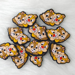 Squirrel Focal Beads , character silicon focal for Pens